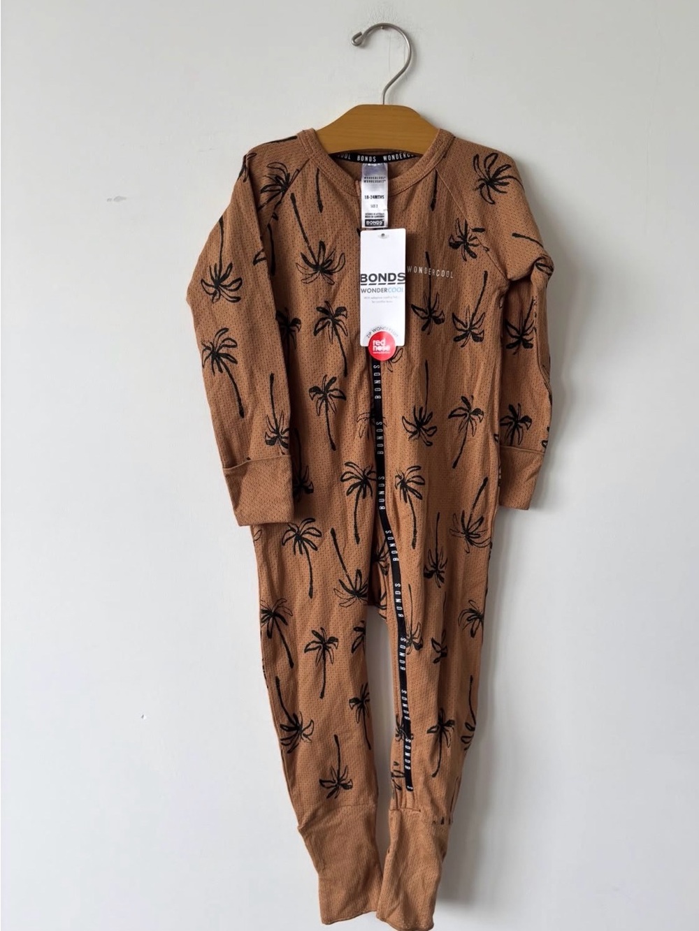 Bonds Brown Palm Tree Zip Wondercool